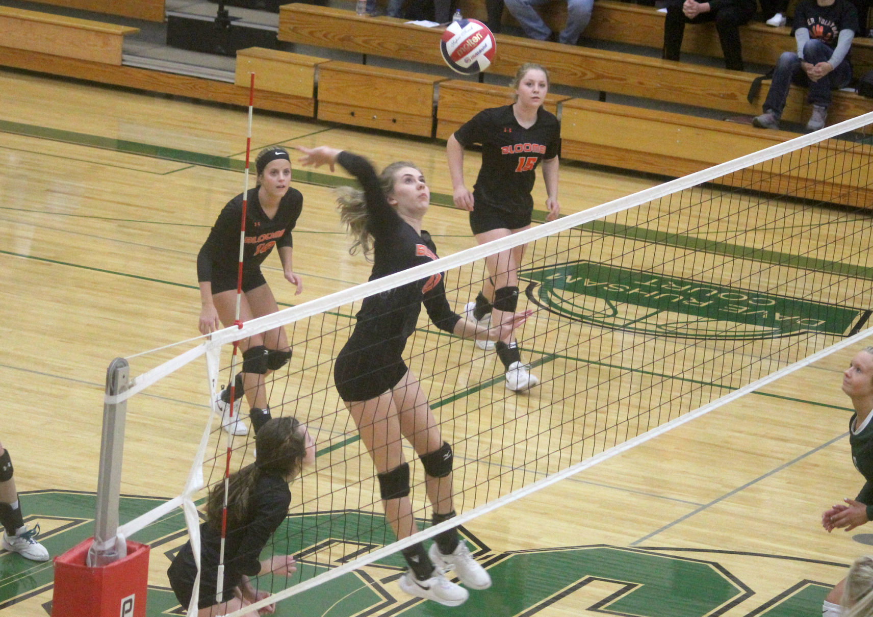 Bloomer volleyball at Osceola 10-31-19